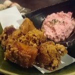 京都炭火串焼つじや  - 柴漬けタルタルのから揚げ