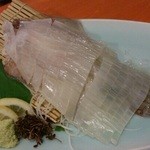 博多中洲 遊食亭  - イカの活き造り