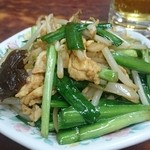 環七土佐っ子ラーメン - ニラ玉