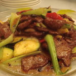 中国料理 藍海 - 牛肉の中国黒豆炒め