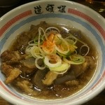 中華めん処 道頓堀 - 国産牛のだしが、旨い❗牛すじ煮