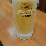 Ramen Kisshou - 生ビール（５００円）