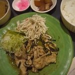 Yamazaki - 料理写真:豚スタミナ定食