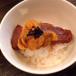 SATOブリアン - シャトーブリアンの雲丹キャビアのせブリ飯