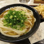 うどん 丸香 - 【再訪9】かけとかしわ天の組み合わせ好きですっ！
