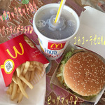 McDonald's - ビッグマックセット(670円)☆彡
                        マックフライポテトMとコカコーラゼロM♪