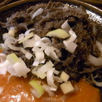 もつ焼き じんちゃん - ｾﾝﾏｲ刺し