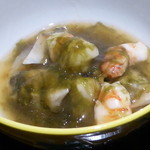 味あら井 - あわび、車海老、聖護院蕪、生海苔