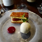 タマヤ - 林檎のミルフィーユ、アイスクリーム