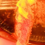 バッファローキング - 2016/1　マスタードとおろしニンニクをつけて♪