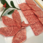 大和榛原牛 うし源 - お任せ五種盛り