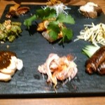 凛丹 - 前菜盛り合わせ。どれも間違いない美味しさ。