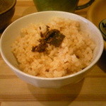 オモヤキッチン - 本日の日替わりの玄米ご飯　2016.1.20