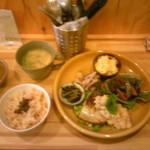 オモヤキッチン - 本日の日替わり¥750「サバの塩焼きおろしポン酢」　2016.1.20