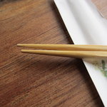 吟八亭 やざ和 - 先の尖った割り箸、使いやすい！