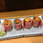 かねます - 生うに牛巻き　2300円