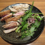 食と和酒の店 暁 - 軍鶏のグリル焼き1