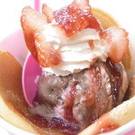 サーティワンアイスクリーム - メープルストロベリーパンケーキ￥５２０　ストロベリーガナッシュで♪