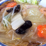 赤門ラーメン - 広東麺 醤油