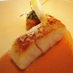 アジュール フォーティーファイブ - タラのポワレ オレンジソース