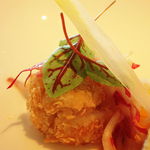 アジュール フォーティーファイブ - タラのポワレ オレンジソース