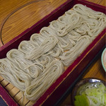 越佐庵須坂屋そば - 食べやすいぼっち盛りのへぎ蕎麦