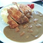 ブルーライン一本松 - 2016.1.20 オムカツカレー680円