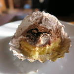 風と手と土 - 花豆モンブラン(栗ではなく花豆)の花豆