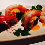 kitchen K - 大人気！甘海老を丸ごとのせた生春巻き！！