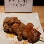 ラーメン巌哲 - どて（一串）