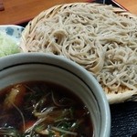 とり南蛮もりそば（田舎そば）