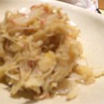 鮨 さいとう - 蟹の美味しさが身にしっかりとあります