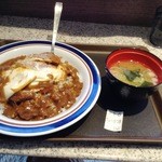 Nadaifuji Soba - カレーかつ丼570円みそ汁付き