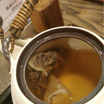 Mamezo&Cafe 大丸神戸店 - 黒豆茶（2016年1月20日 マメゾウカフェ）