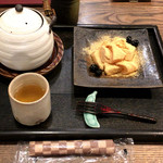 Mamezo&Cafe 大丸神戸店 - わらび餅セット（2016年1月20日 マメゾウカフェ）