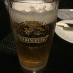 達磨 - まずは生ビールで乾杯♪キリンの一番搾りですね( ^^) 