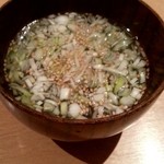 串焼とこころ 克 - 鶏スープ