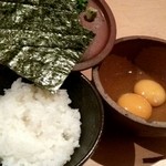 串焼とこころ 克 - 卵かけご飯1