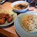 中華寿楽 - 満腹の若鶏唐揚げ炒飯セット！
