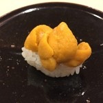 鮨 田なべ - バフンウニ