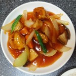 竹林坊 - スブタセット税別1010円／28年1月撮影