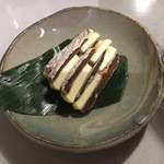 久留美寿司 - 料理写真:干し柿とバターのサンド