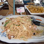 めかり潮風市場バイキング - 海鮮焼きそば