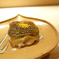 麻布 かどわき - 肝のとうふ、アワビ肝味噌田楽