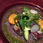 キュニエット - 寒鰤カルパッチョ