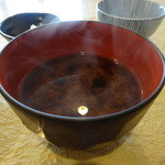 天ぷら ひろみ - しじみの赤出汁
