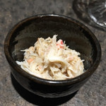 鮨ノ蔵 - ズワイ蟹身のの味噌和え