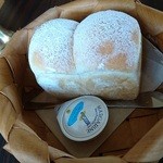 ポタージュ - 自家製パン焼きたてでほこほこして美味しいよ愛媛県産小麦だからいいねi