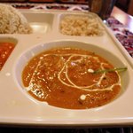 ラジャスタン - Bランチのシーフードカレー