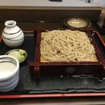 明治庵 - せいろ蕎麦大盛り　７５０円